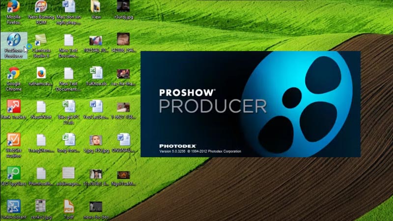 Mở phần mềm ProShow Producer